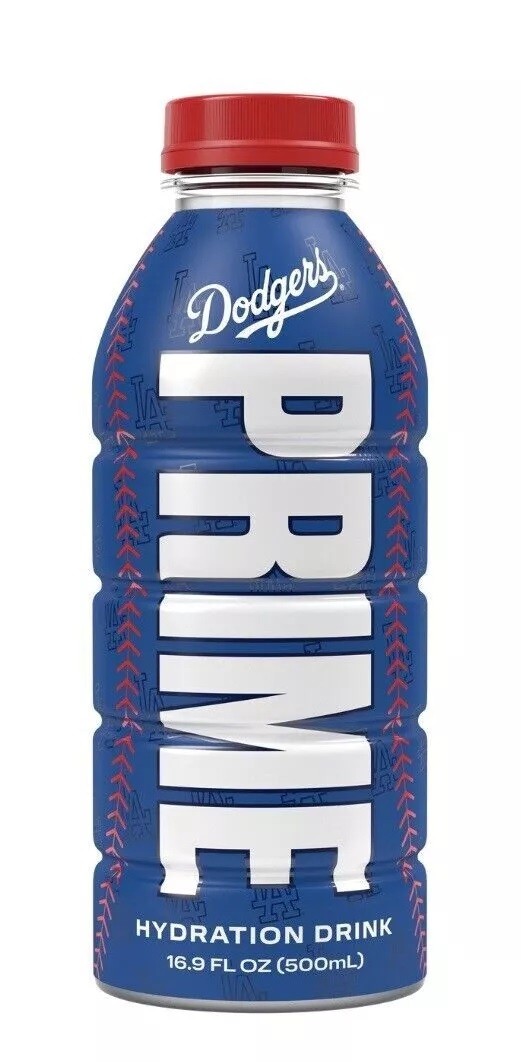Dodgers Prime Hydration Drink 1 bottle Limited Edition 500ml